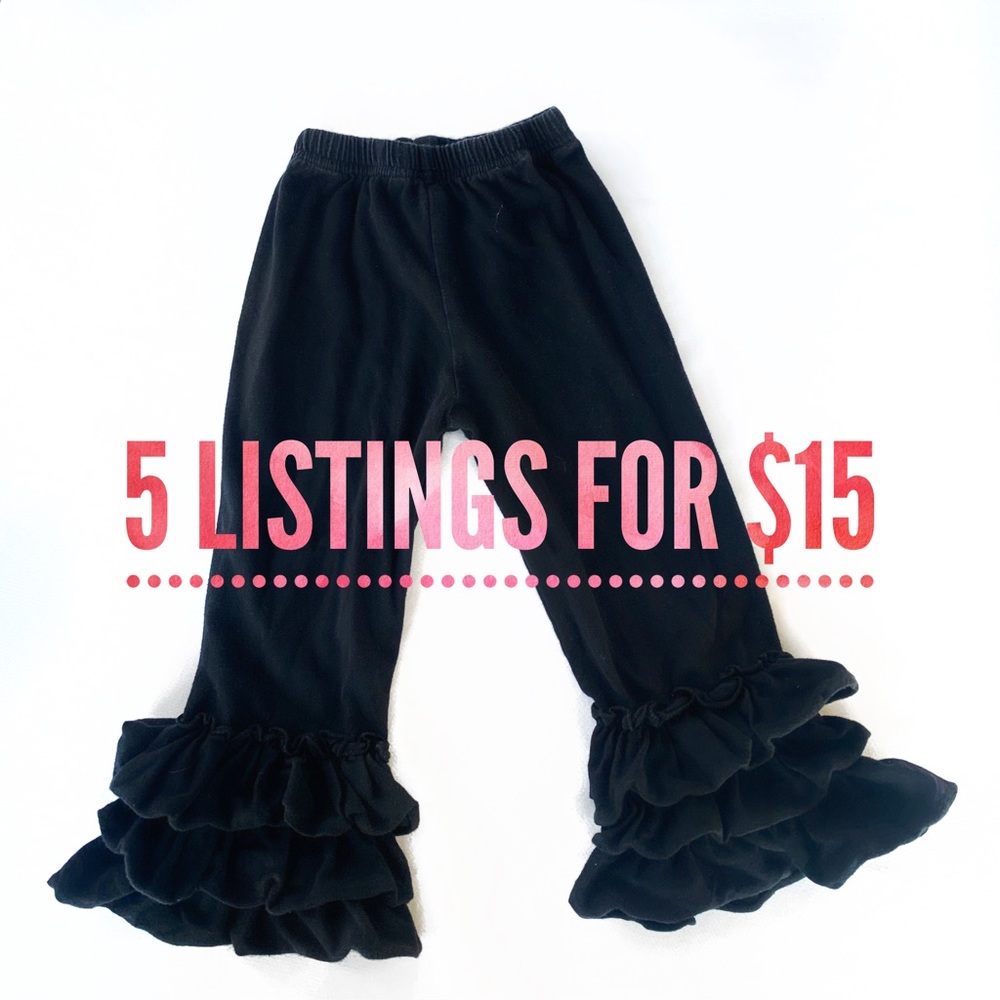Toddler girl Ruffle Legging - 1-2yr